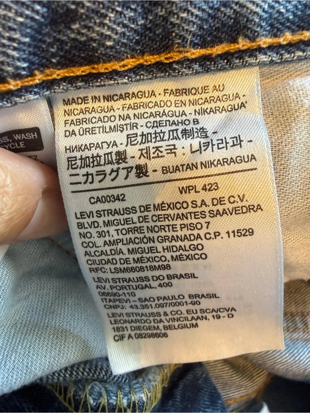 Levi's Straight Men’s 550 Relaxed Fit Jeans Blue Denim Dark Stone Wash 36 x 30
